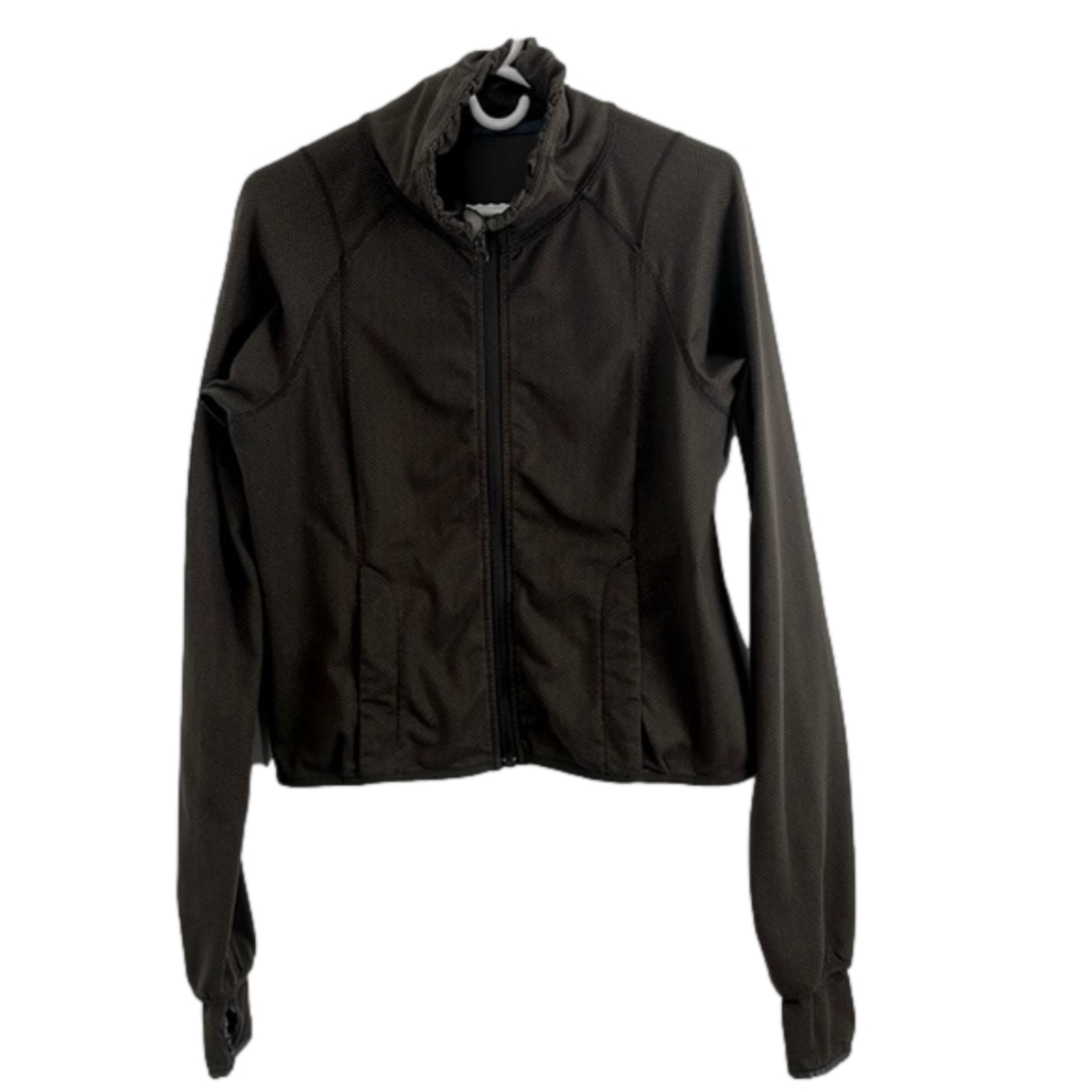 Lululemon Brown & Black Herringbone Jacket